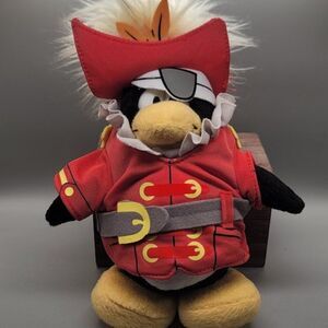 DISNEY Club Penguin Swashbuckler Pirate Plush